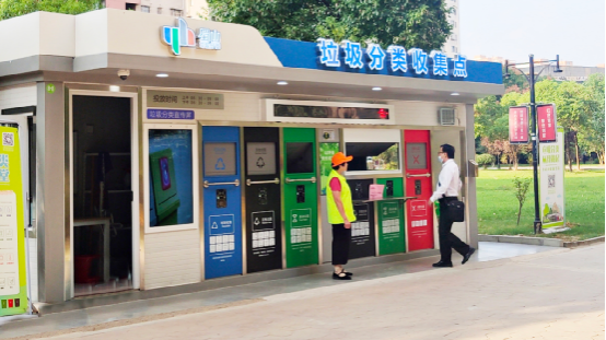 華展貓先生，垃圾分類運(yùn)營(yíng)，社區(qū)垃圾分類房