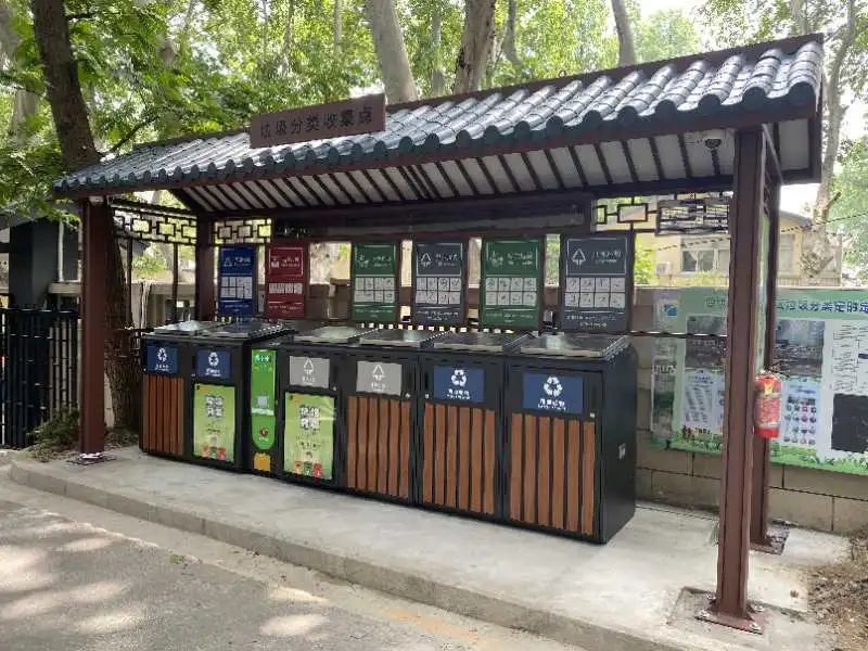 貓先生智能垃圾分類亭，定時定點垃圾收集點 ，垃圾亭生產(chǎn)廠家