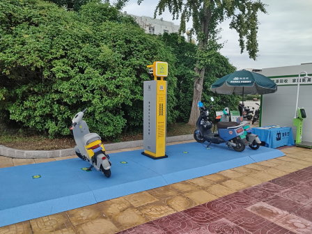 華展貓先生電動(dòng)車充電樁生產(chǎn)廠家，共享電動(dòng)車解決方案